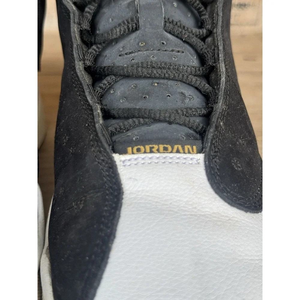 Size‎ 7Y - Jordan 13 Retro GG  Mid City of Flight Black White (439358-021)
